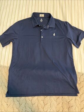 johnnie-O Navy Blue Short-Sleeve Polo